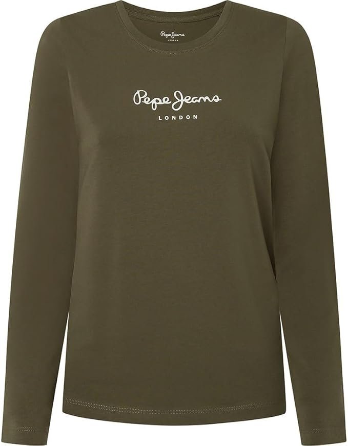 51ocqzjIAUL._AC_SX679_ Pepe Jeans Nieuw Virginia Ls N dames T-Shirt XL - Image 1